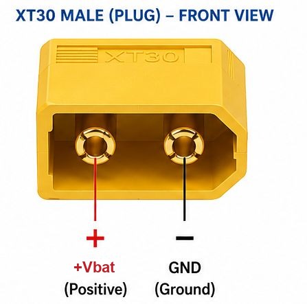 XT30 connector pinout